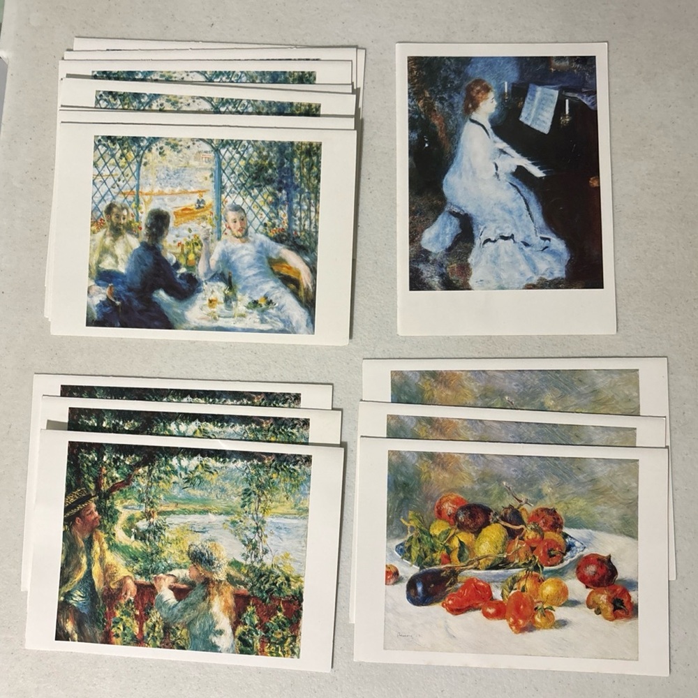 Half Note Blank Cards Renoir The Art Institute Of Chicago